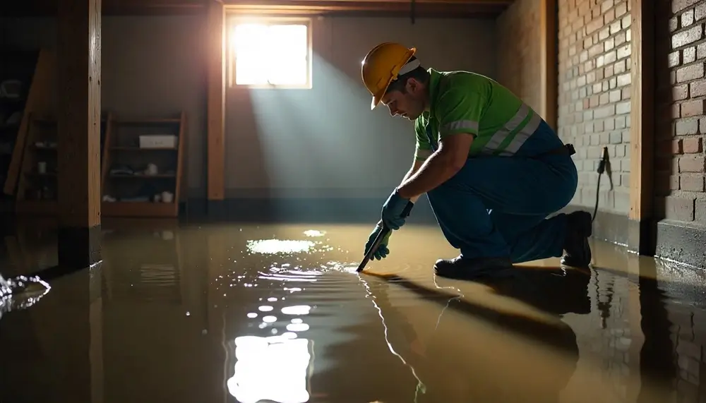 Professional water damage restoration services in Peggs, OK